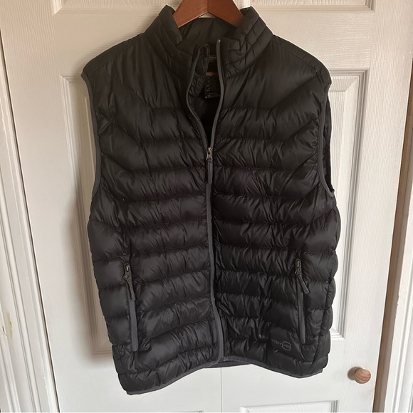 Free Country Down Filled Puffer Vest Medium Black - Picture 1 of 7